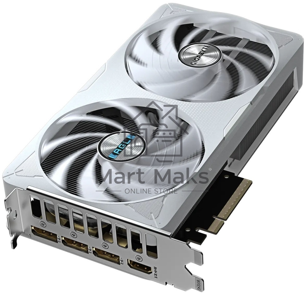 Видеокарта Gigabyte GeForce RTX 5060 Ti Eagle OC Ice, NVIDIA RTX 5060 Ti, 8 ГБ GDDR7, 128 бит, PCI-e 5.0, 1xHDMI, 3xDP, 2617 МГц
