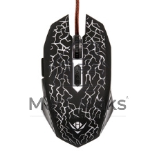 Мышь проводная Nakatomi MOG-15U черный, 2400 dpi, USB, кнопки - 6