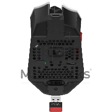 Мышь беспроводная A4Tech Bloody R36 Ultra черный/белый/красный, 12000dpi, USB, радиоканал, кнопки - 7