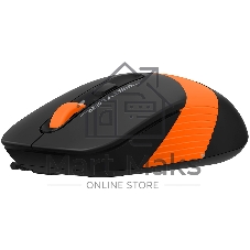 Мышь проводная A4Tech Fstyler FM10S оранжевый, 1600 dpi, USB Type-A, кнопки - 4