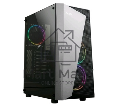 Компьютерный корпус ZALMAN S4 Plus, ATX, BLACK, WINDOW, 1x5.25