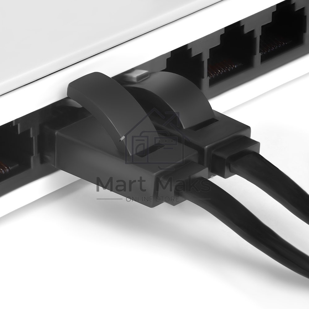 Патч-корд Greenconnect плоский прямой PROF 3.0m UTP медь, кат.6, черный, позолоченные контакты, 30 AWG, Premium ethernet high speed 10 Гбит/с, RJ45, T568B (GCR-LNC616-3.0m)