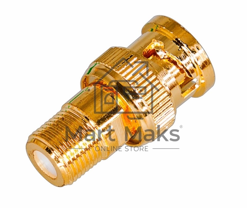 Переход гнездо F - штекер BNC GOLD Rexant