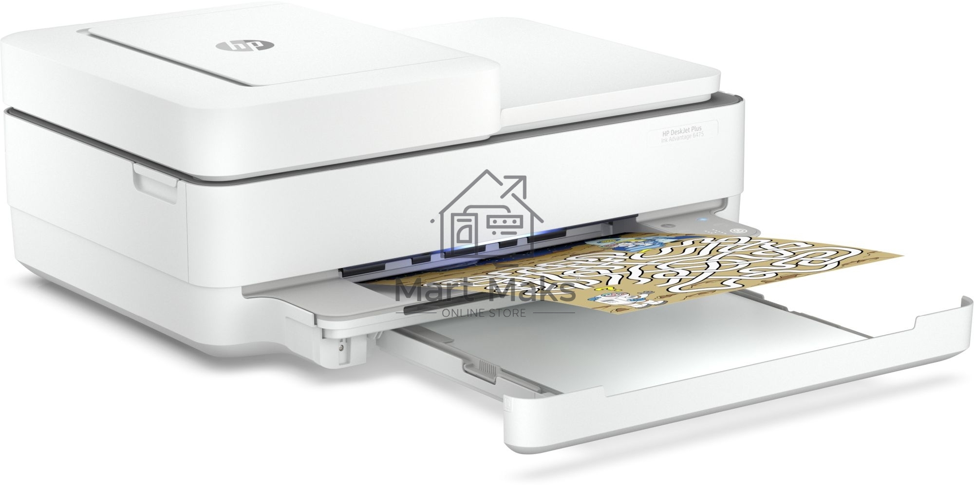 МФУ струйное HP DeskJet Ink Advantage 6475 (5SD78C), A4, цветной, печ. до 20 стр/мин. (ч/б) до 17 стр/мин. (цвет), скан. до 7 стр/мин. (ч/б) 3 стр/мин. (цвет), 1200x1200dpi, USB, Wi-Fi, Air Print