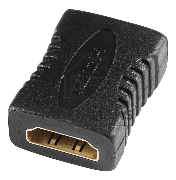Адаптер аудио-видео Buro HDMI (f)/HDMI (f) Позолоченные контакты черный (BHP-ADP-HDMI-2.0)