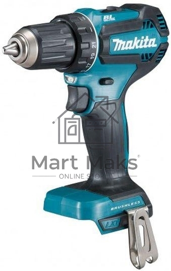 Дрель-шуруповерт аккумуляторная Makita DDF485Z Аккумуляторная, Кейс