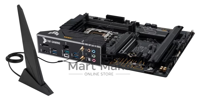 Материнская плата ASUS TUF GAMING B660-PLUS WIFI D4, LGA 1700, Intel B660, 4xDDR4, 4xSATA, 3xM.2, 1xPCI-E 5.0 x16, 1xPCI-E 3.0 x16 (x4), 1xHDMI, 1xDP, 1x 1Gb LAN, 3xUSB-A 3.2 Gen 1, 1xUSB-A 3.2 Gen 2, 2xUSB-A 2.0, 1xUSB-C 3.2 Gen 2x2, 3x3.5 мм, 7.1, ATX