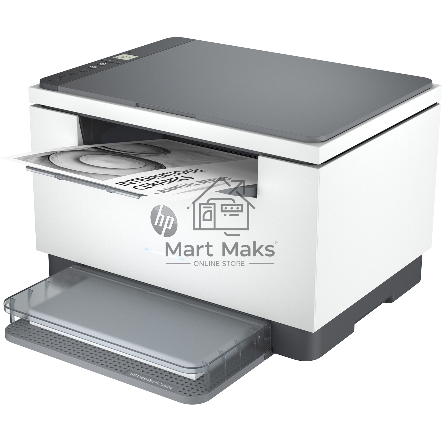 МФУ лазерный HP LaserJet M236dw (9YF95A), A4, ч/б, печ. до 29 стр/мин., 600 x 600 dpi, USB, RJ-45, Wi-Fi, Air Print, Mopria