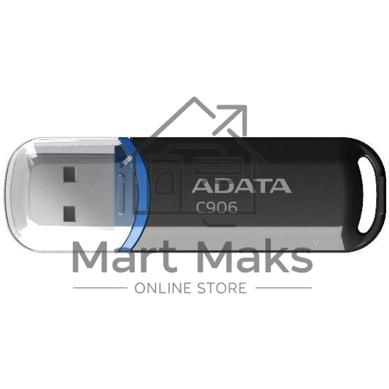 Флешка USB R/W ADATA R/W Flash Drive RTL (AC906-32G-RBK), 32Gb, USB 2.0, R/W 15/5, черный