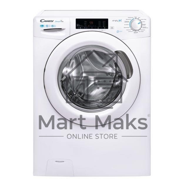Стиральная машина Candy Smart Pro CSOW4 1364T/2-07 белый, загрузка фронтальная 6 кг, 1300 об/мин., класс: В