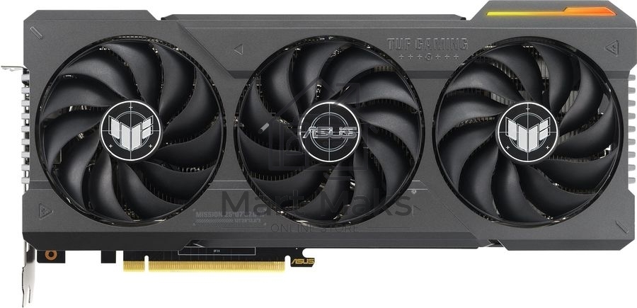 Видеокарта Asus TUF-RTX4070-O12G-GAMING NVIDIA GeForce RTX 4070 12288Mb PCI-E 4.0 192 GDDR6X 2550/21000 HDMIx1 DPx3 HDCP Ret