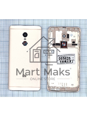 Задняя крышка для Xiaomi Redmi Note 4 золотая