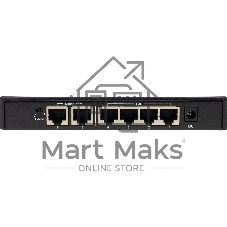 Коммутатор неуправляемый PoE ORIGO OS1206P/60W/A1A 4x100Base-TX PoE+, 2x100Base-TX, PoE-бюджет 60 Вт, корпус металл