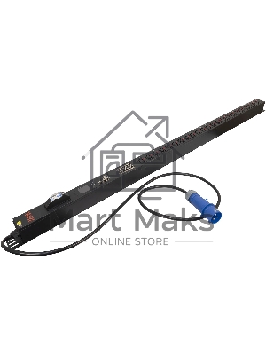 Блок распределения питания Powercom PDU-32AVMS24-14C3-10C9-1P