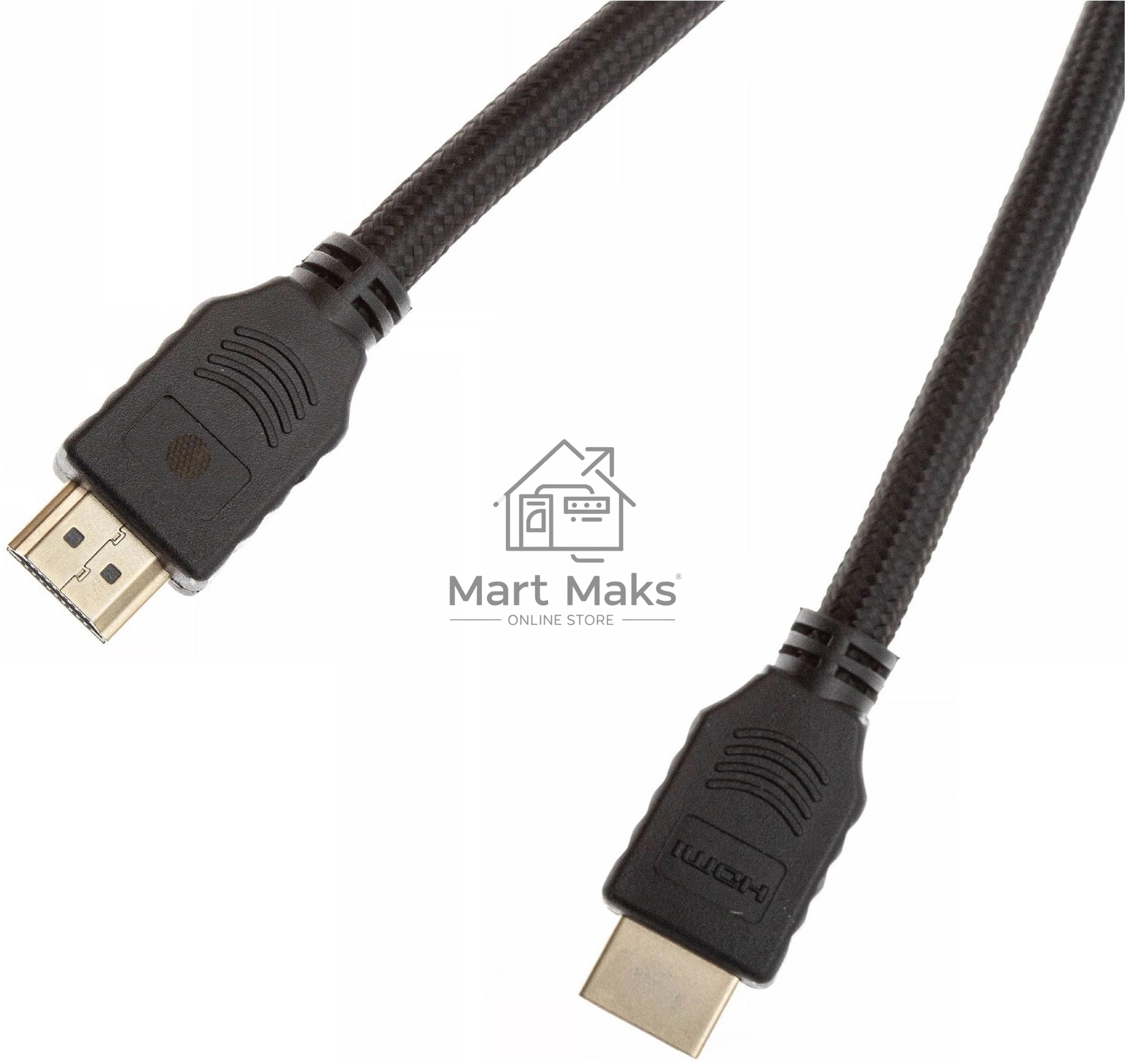 Кабель аудио-видео Cactus CS-HDMI.2-1.8 HDMI (m)/HDMI (m) 1.8м. Позолоченные контакты черный