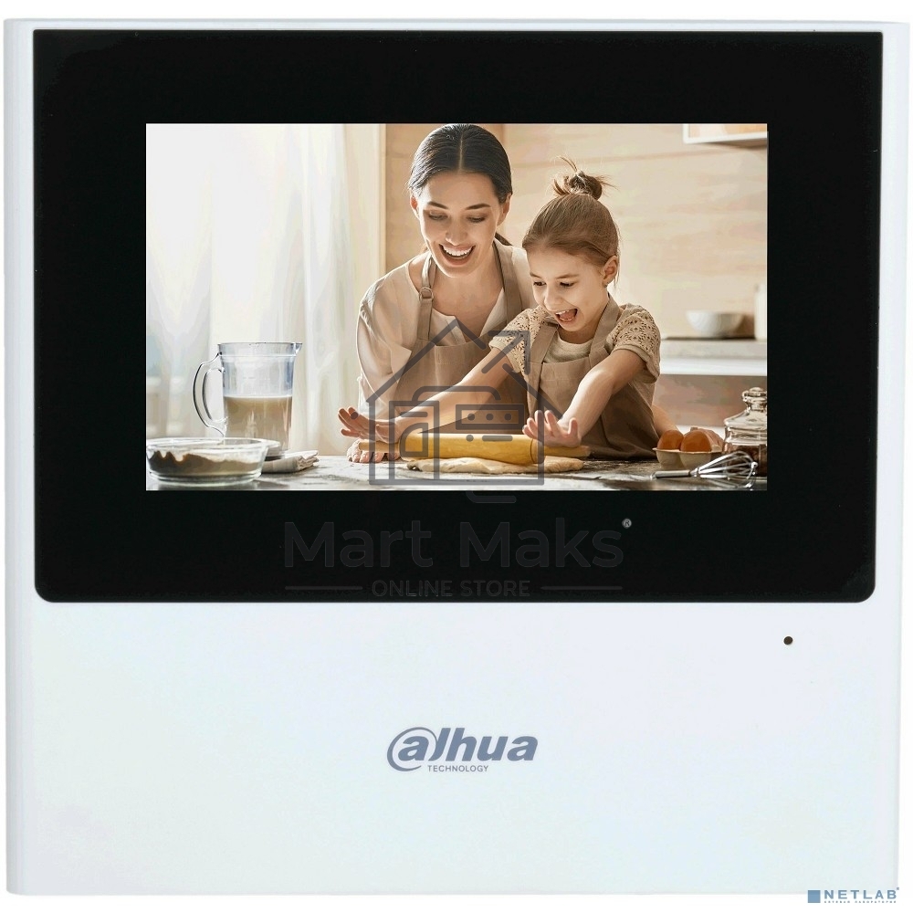 Видеодомофон DAHUA DHI-VTH2611L-WP, Dahua Wi-Fi Indoor Monitor