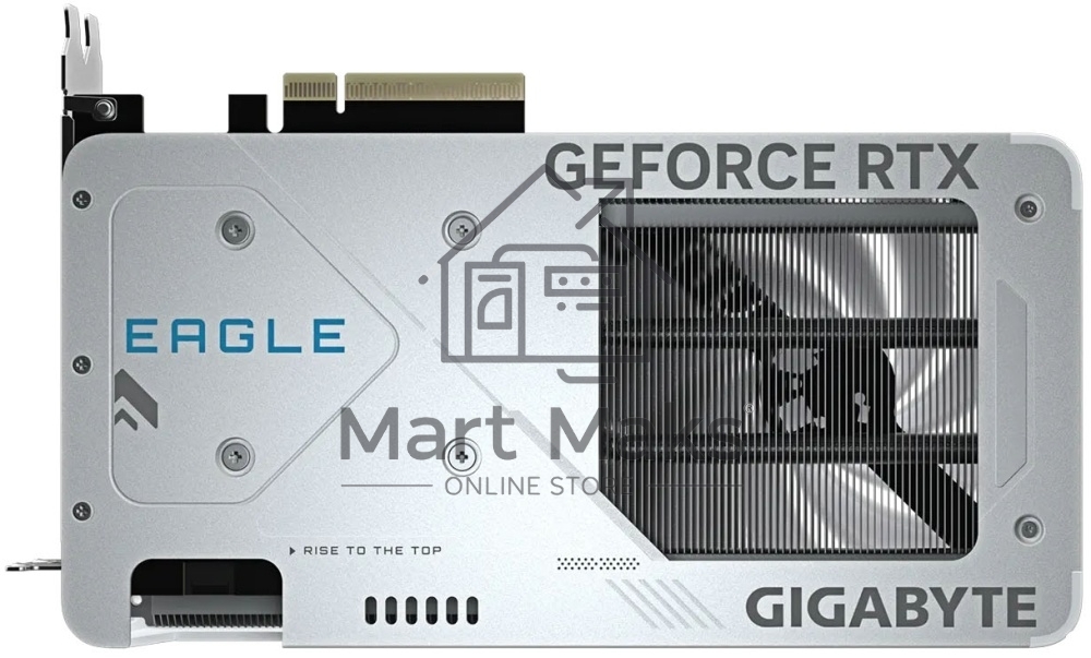 Видеокарта Gigabyte GeForce RTX 5060 Ti Eagle OC Ice, NVIDIA RTX 5060 Ti, 8 ГБ GDDR7, 128 бит, PCI-e 5.0, 1xHDMI, 3xDP, 2617 МГц