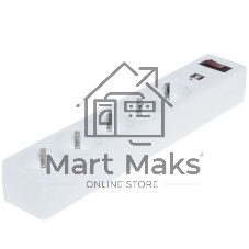 Сетевой фильтр Smartbuy (SBSP-5-30-G) 5 гн х 3,0 м серый
