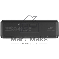 Внешний SSD 4Tb Silicon Power PX10, External, USB TypeC 3.2, черный, read/write 1050/1050 Mb/s