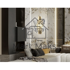Настенный светильник Ambrella light LH41029/2 BS/CL латунь/прозрачный E14*2 max 40W 310*180*460