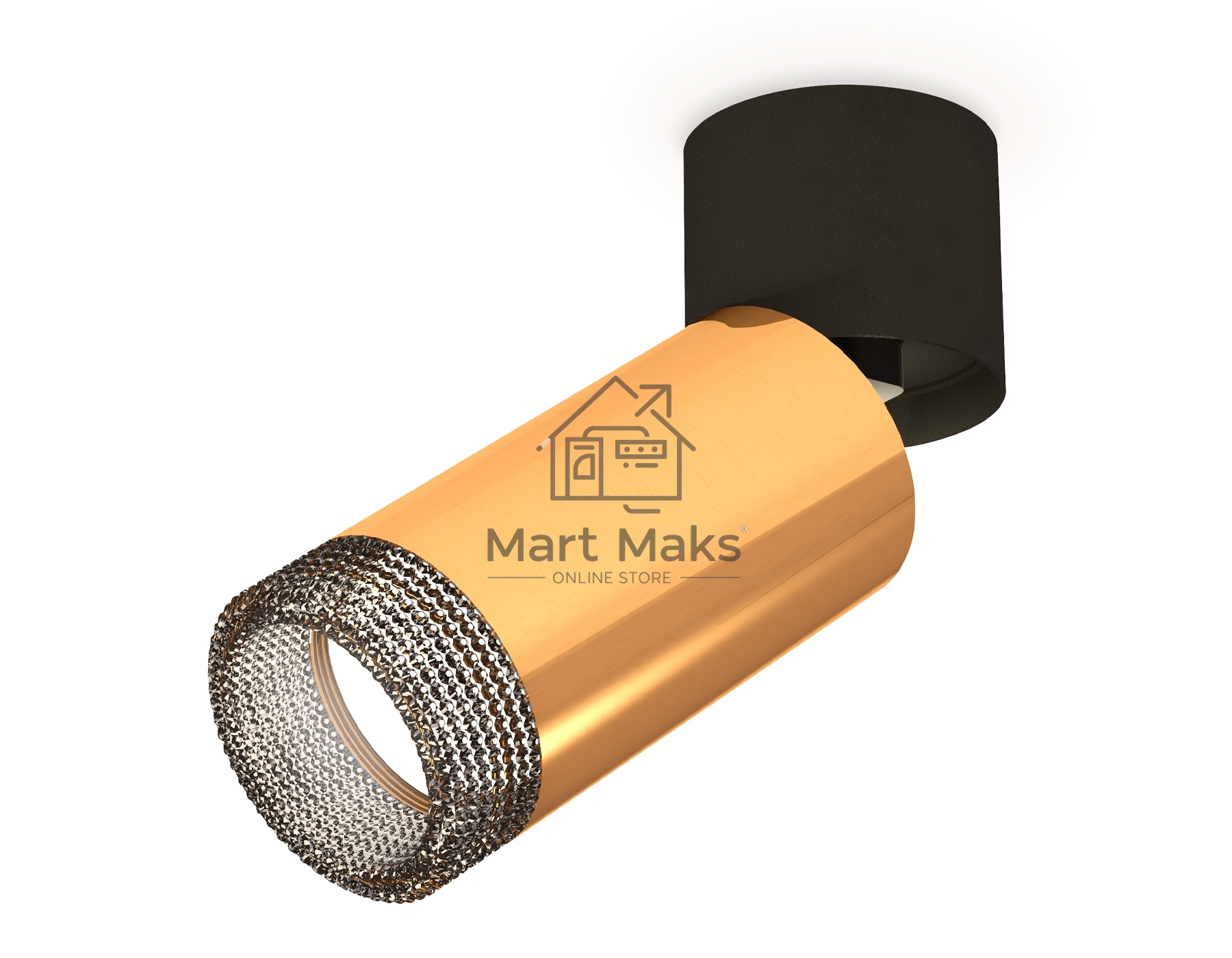 Светильник Ambrella Light XM6327041 PYG/BK/BK золото желтое полированное/черный/тонированный (A2221, C6327, N6151)
