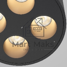25111/LED 7W 3000K / Светильник потолочный светодиодный / черный