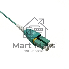 Оптический патчкорд NEOMAX (NMO-LC-LC-MM-2M) LC/UPC-LC/UPC, Uniboot OM4, Multimode, Duplex, 50/125, LSZH, Aqua, 2м