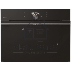 Духовой шкаф Gorenje BCM4058B, компактный, функция СВЧ, 50 л, макс. температура 275 градусов, электронное управление, дисплей, Wi-Fi, MultiFlow 360, AirFry, динамическая система охлаждения DC+, быстрый нагрев, цвет черный