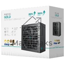 Блок питания Deepcool/GamerStorm PQ1200G, 1200Вт, 80+ Gold, 120мм, модульный, черный
