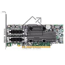 Сетевая карта NetXtreme P2100G (BCM957508-P2100G) SGL 2x100GbE (100/50/25/10GbE), PCIe 4.0 x16, QSFP56, BCM57508, NIC Adapter