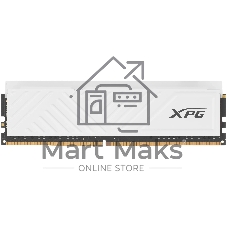 Оперативная память XPG Spectrix D35G RGB, 8GB, DDR4, 3600MHz, CL18, DIMM, с радиатором, белый, RGB