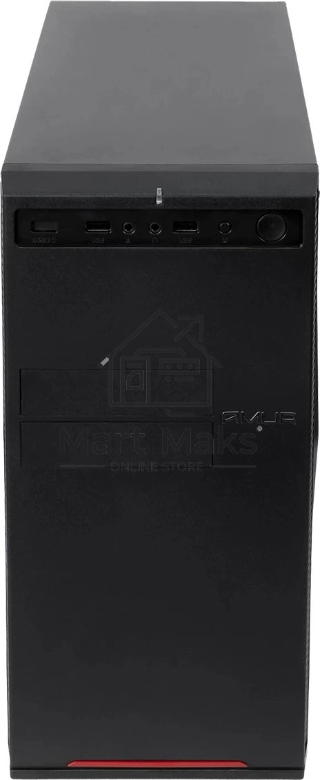Компьютер Amur Нарвал A5A14 АМУЕ.466219.002 MT Ryzen 7 5700G (3.8) 16Gb SSD512Gb Vega 8 FreeDOS GbitEth 400W мышь клавиатура черный (RUS) (2169401)