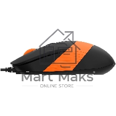 Мышь проводная A4Tech Fstyler FM10S оранжевый, 1600 dpi, USB Type-A, кнопки - 4