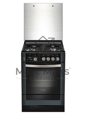 Плита газовая Gefest ПГ 6300-03 0046 черный, конфорок 4 шт, духовка 52 л, 60 см x 85 см x 60 см