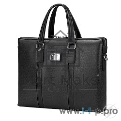 Сумка для ноутбука Сумка Continent CM-142 Black полиэстр/эко кожа, черная 15.6