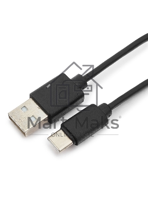 Кабель USB Гарнизон GCC-USB2-AMCM-0.5M, USB2.0 AM/ USB3.1 Type-C, 0.5м, пакет
