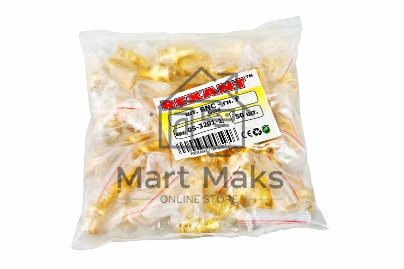 Переход гнездо F - штекер BNC GOLD Rexant