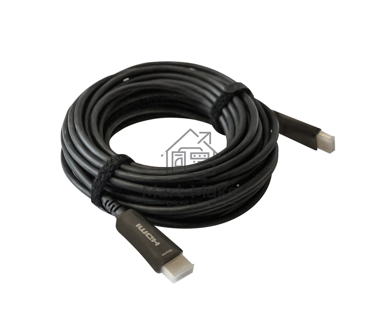 Кабель аудио-видео Digma HDMI 2.0 AOC HDMI (m)/HDMI (m) 50м. позолоченные контакты черный