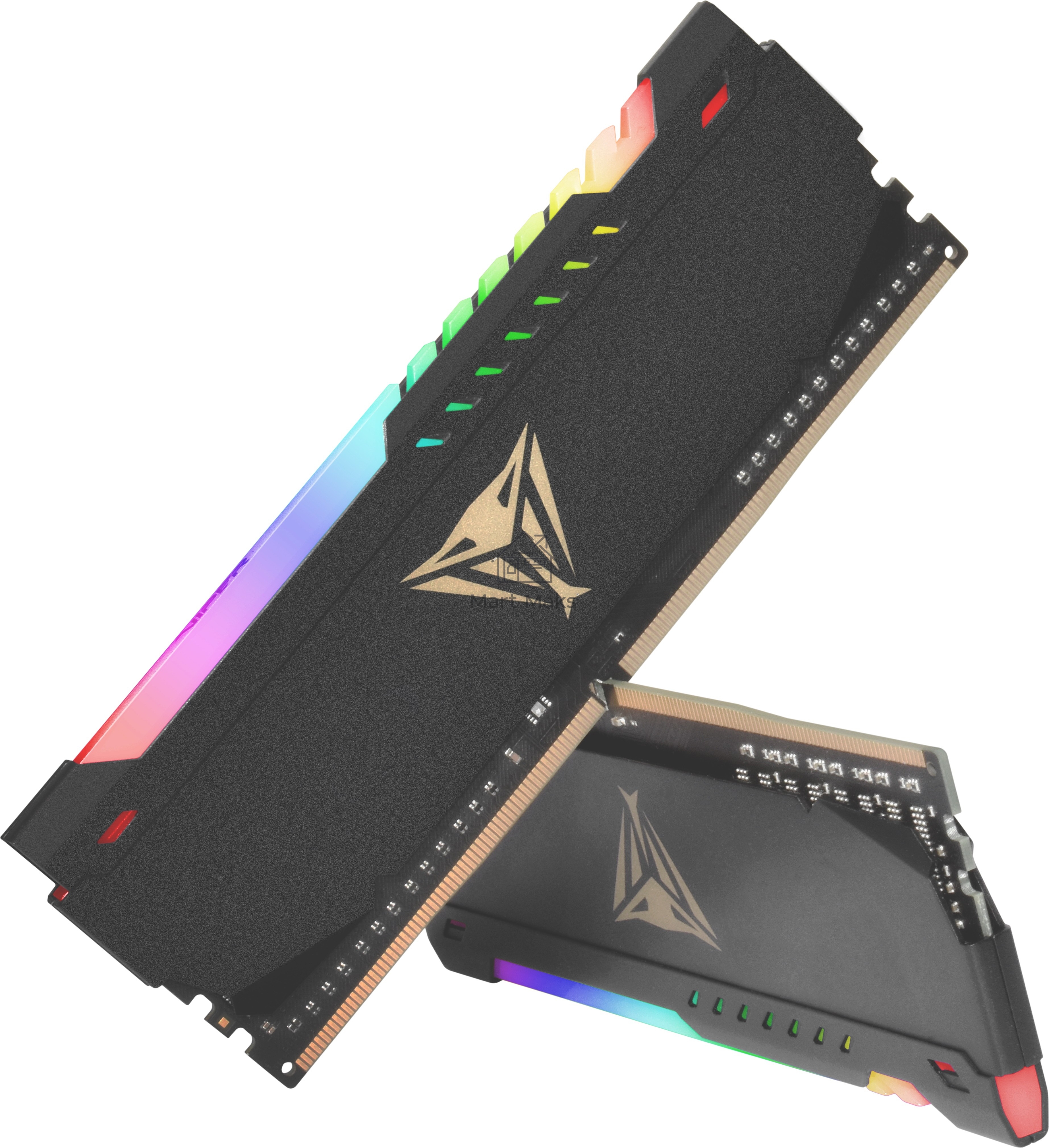 Оперативная память Patriot Viper Steel, DDR4, 64GB (2x32GB), 3600MHz, CL20, DIMM, с радиатором, RGB, черный