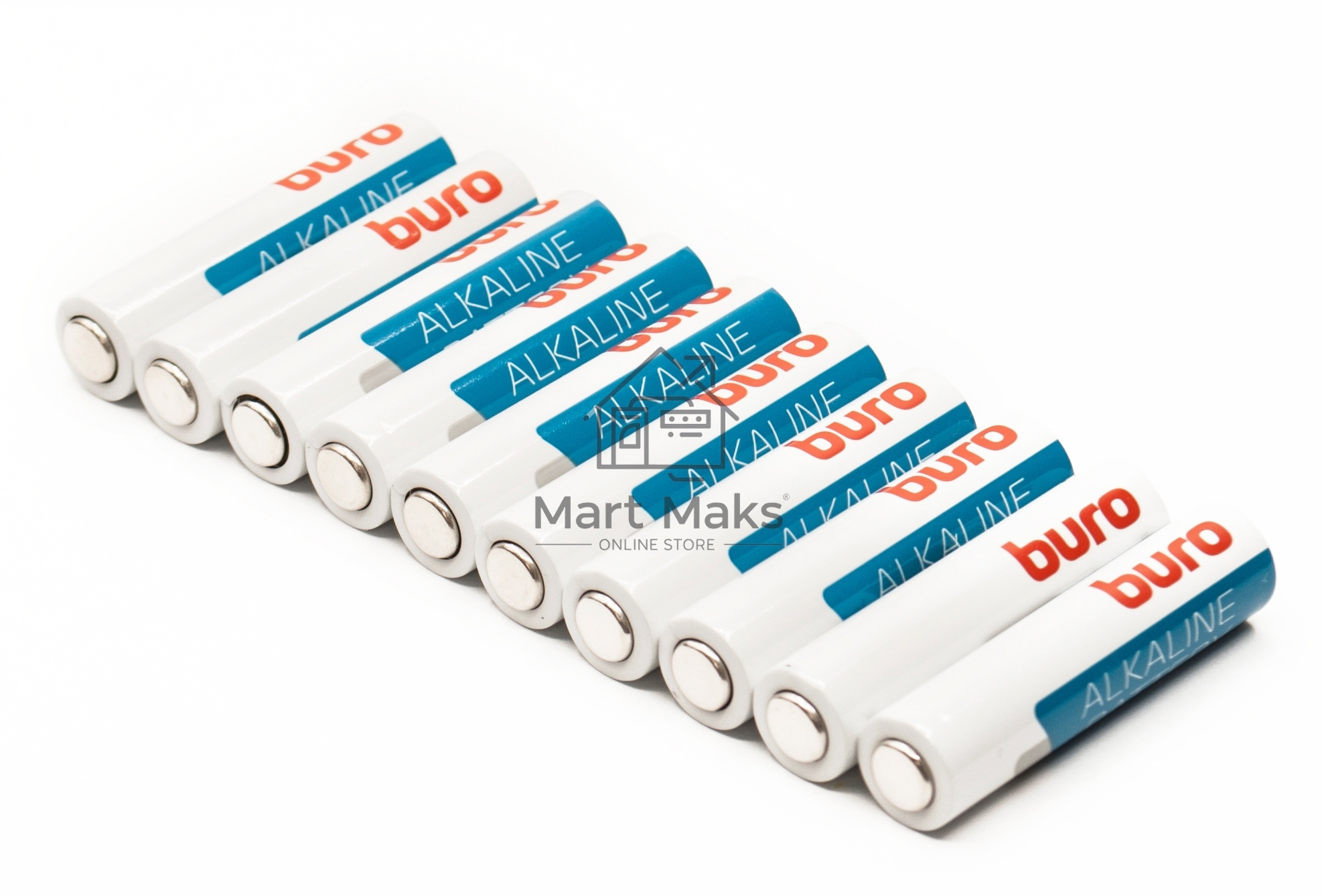 Батарея Buro Alkaline LR03 AAA (40шт) коробка