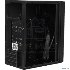 Компьютерный корпус Accord ACC-263B черный без БП mATX 2xUSB 2.0 1xUSB 3.0 audio