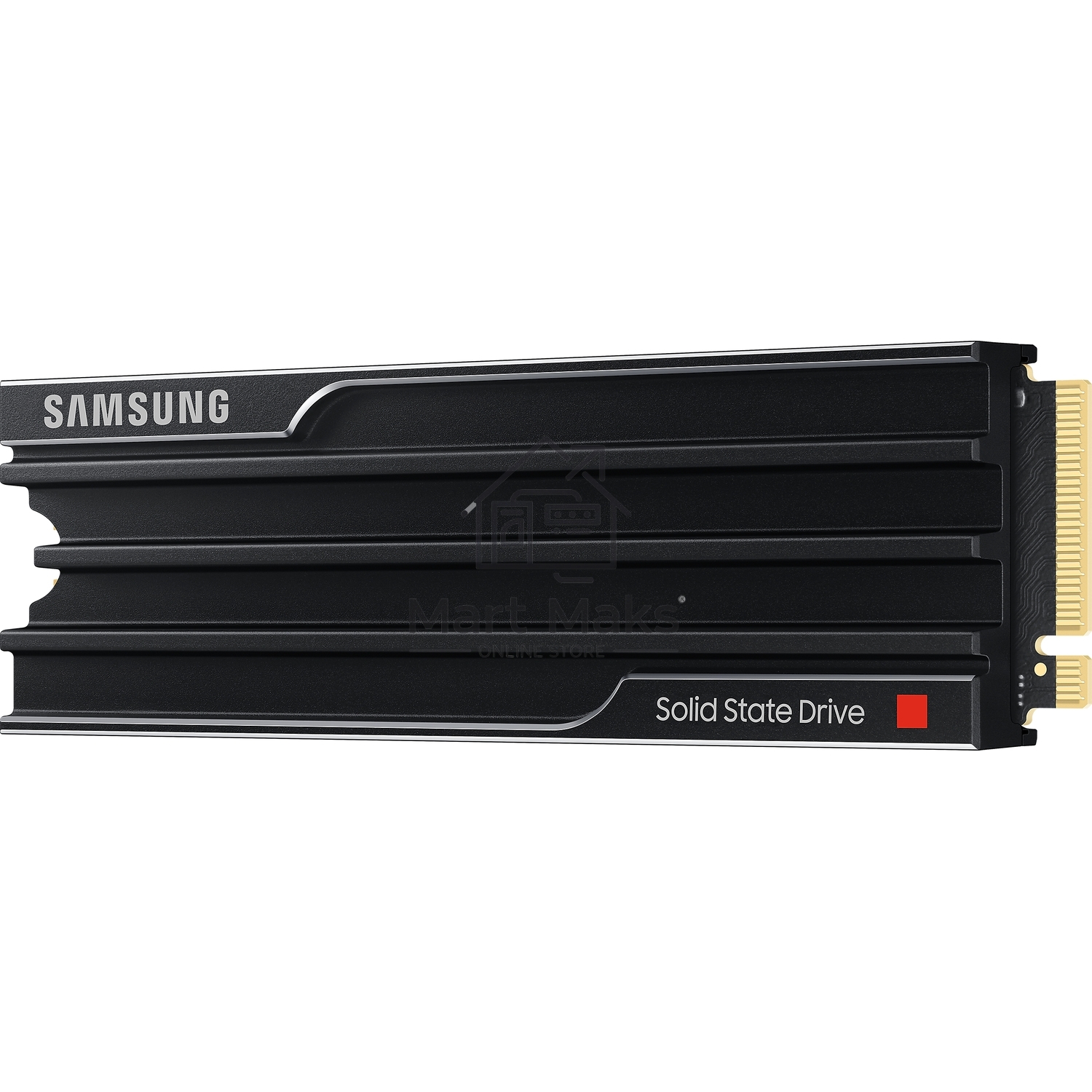 Твердотельный диск 2TB Samsung 9100 PRO, M.2, PCI-E 5.0 x4, TLC 3D NAND R/W - 14700 (14800) / 13400 (13300) MB/s с радиатором