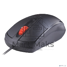 Мышь проводная Defender Icon MB-057 черный, 1000 dpi, USB, кнопки - 3