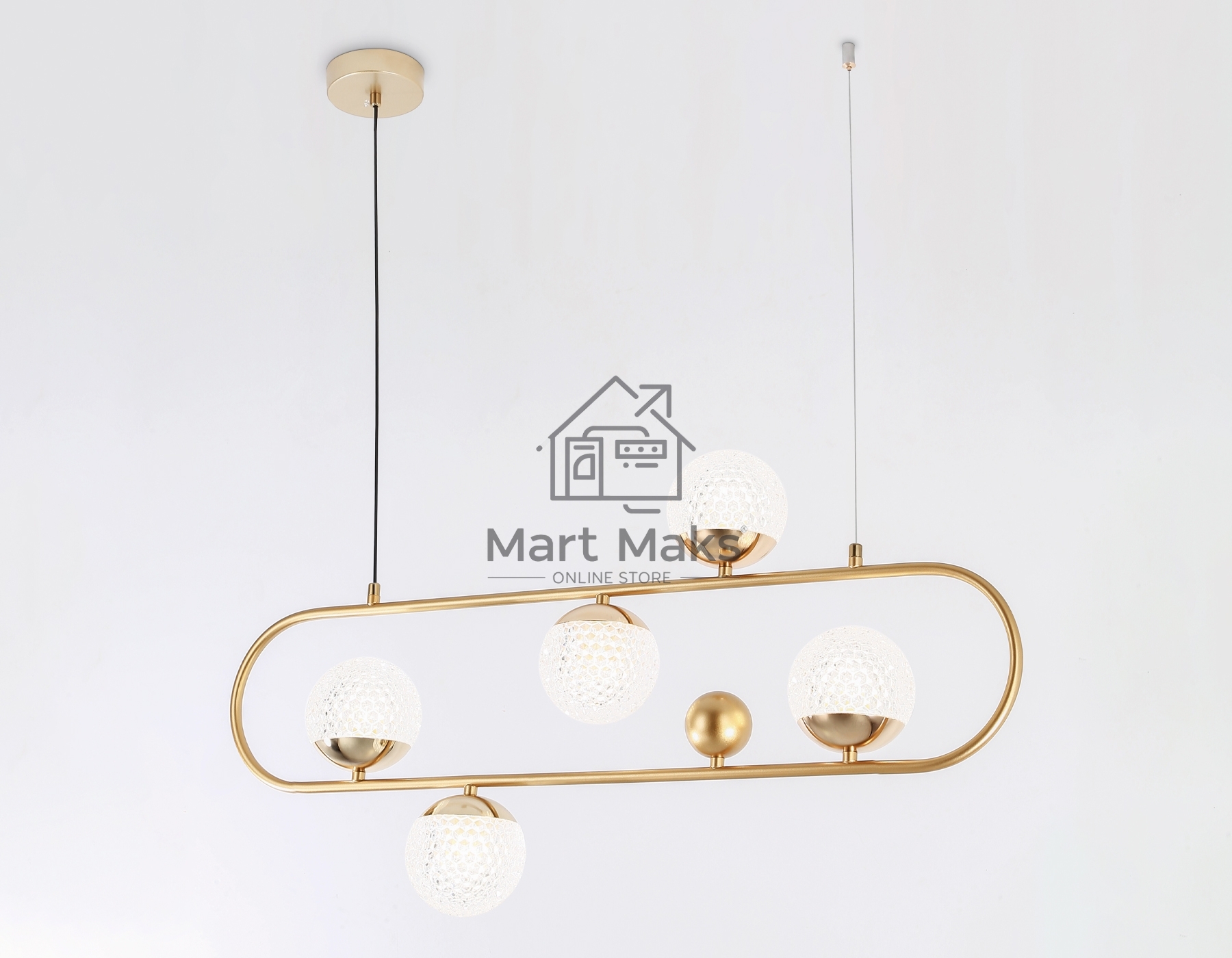 Светильник Ambrella light TR5433/5 GD золото G9/5 max 40W 780*110*1000