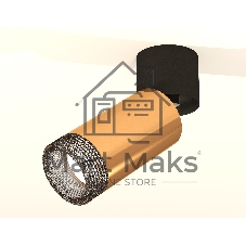 Светильник Ambrella Light XM6327041 PYG/BK/BK золото желтое полированное/черный/тонированный (A2221, C6327, N6151)