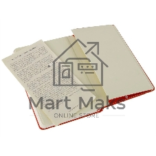 Блокнот Moleskine CLASSIC MM710R Pocket 90x140 мм, 192 страниц, линейка, твердая обложка, красный
