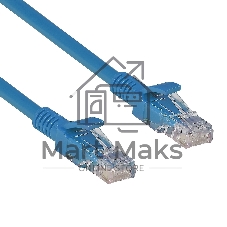 Патч-корд ExeGate UTP-RJ45-RJ45-5e-5M-BL, UTP, cat.5e, 5м, синий
