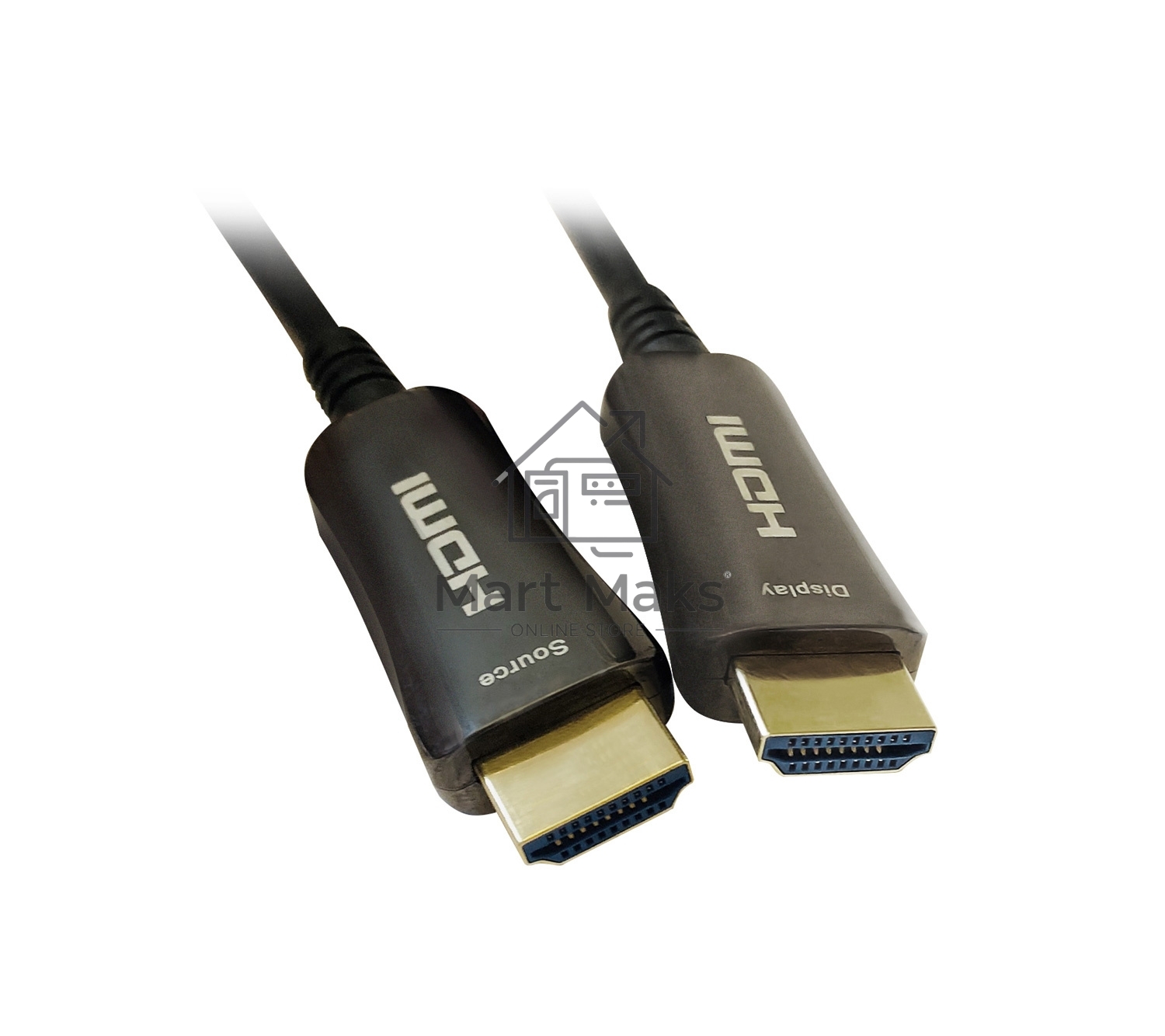 Кабель аудио-видео Digma HDMI 2.0 AOC HDMI (m)/HDMI (m) 50м. позолоченные контакты черный