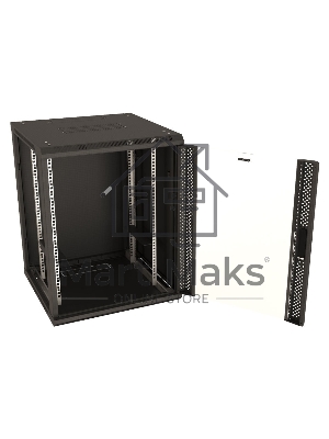 Монтажный шкаф Hyperline TWB-0945-GP-RAL9004 Шкаф настенный 19-дюймовый (19