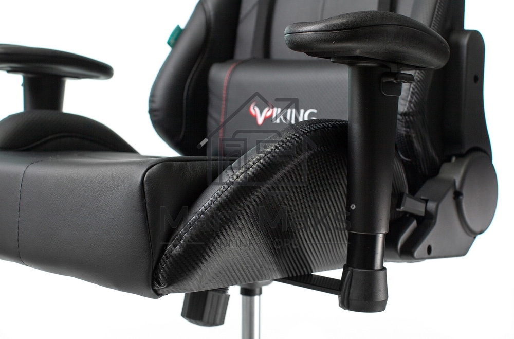 Кресло игровое Бюрократ VIKING 5 AERO BLACK EDITION черный искусственная кожа